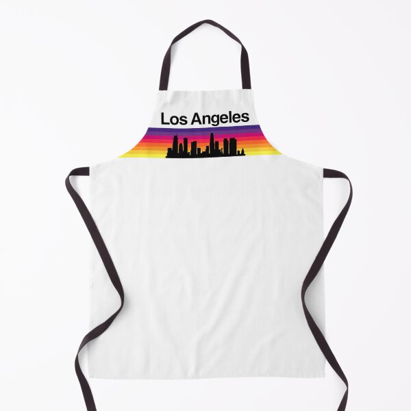 Item preview, Los Angeles Skyline, Sunset Gradient - White 2 designed and sold by DionBlaster.