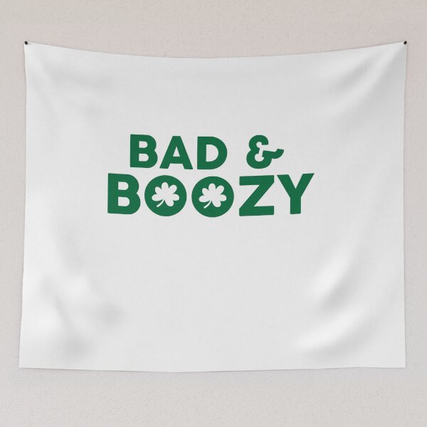 Item preview, Bad and Boozy Saint Patrick's Day Shirt  designed and sold by TheFlipRepublic.