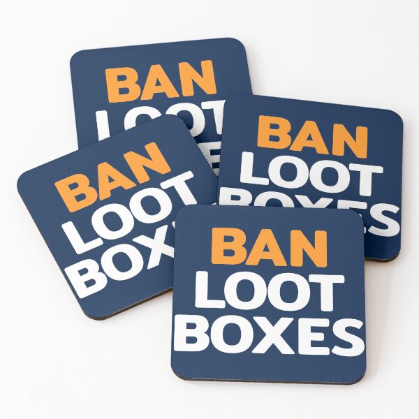 Item preview, Ban Loot Boxes Anti Microtransactions designed and sold by RRiDesigns.