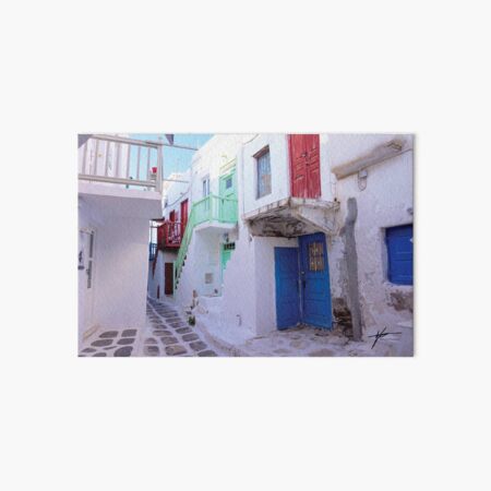 Back Alley Art Board Prints Redbubble