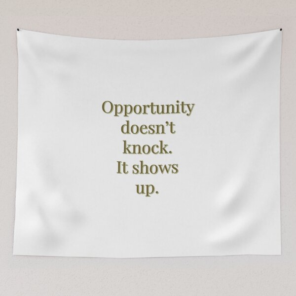 Item preview, Opportunity doesn't knock  designed and sold by ImaginateStores.