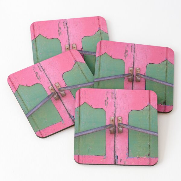 Item preview, Pink and Green door in Cozumel, Mexico designed and sold by Travelways.
