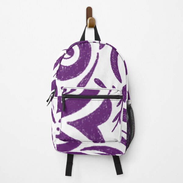 Item preview, Purple Arabesque pattern designed and sold by Laura Sato.