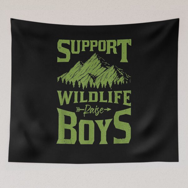 Item preview, Boy Mom Support Wildlife Raise Boys  designed and sold by shirleyfinley.