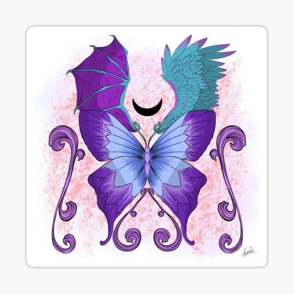 Magic Butterfly Sticker