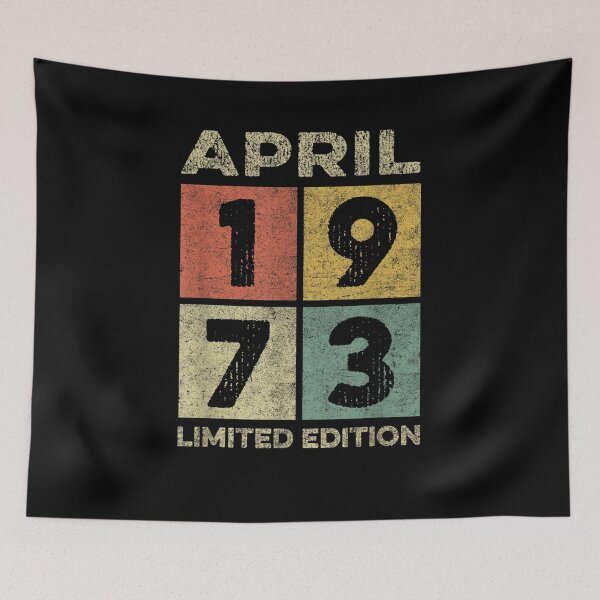 Item preview, Born In April 1973 48th Birthday Decorations Gifts 48 Year  designed and sold by shirleyfinley.