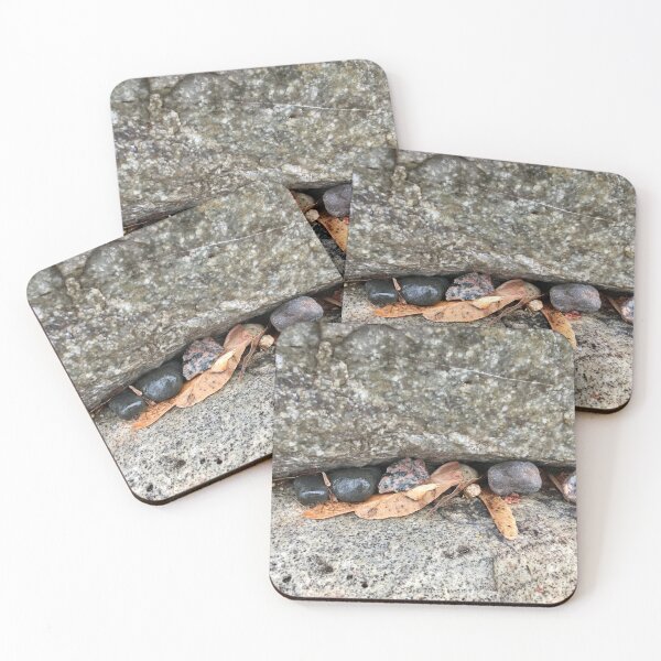 Item preview, Pebbles and Seeds in a Crevasse Between Two Rocks designed and sold by JinjerS.