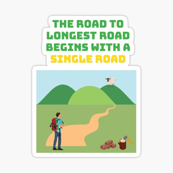 Item preview, The Road to Longest Road designed and sold by SpinsDesigns.