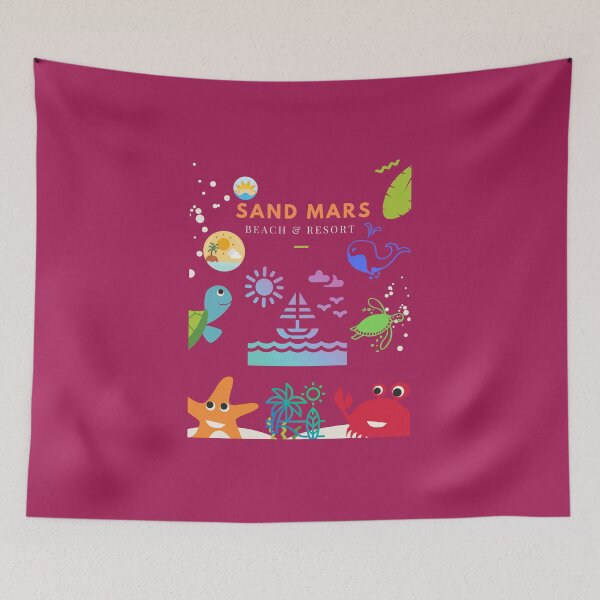 Item preview, Sand Mars Beach & Resort designed on cool shirt designed and sold by Thipakorn Chinakhai.
