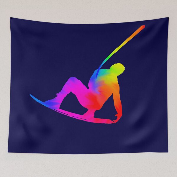 Item preview, Rainbow Wakeboarder designed and sold by WillowTee.
