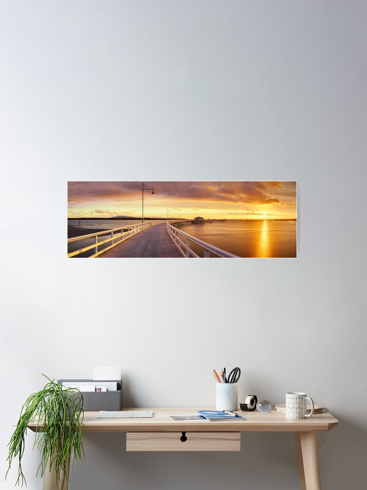 Thumbnail 2 of 3, Poster, Welshpool Jetty, Gippsland, Victoria, Australia designed and sold by Chockstone.