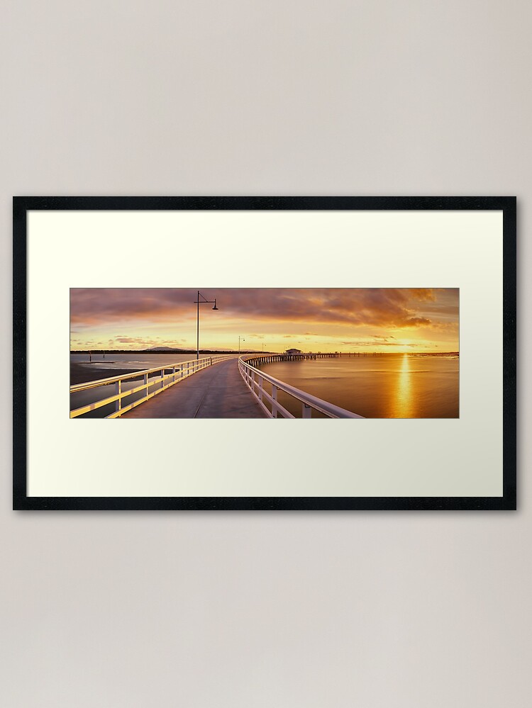 Thumbnail 1 of 7, Framed Art Print, Welshpool Jetty, Gippsland, Victoria, Australia designed and sold by Chockstone.