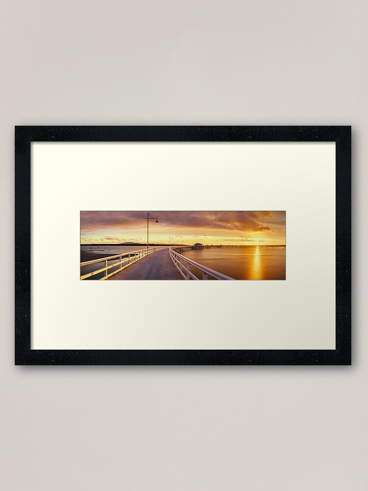 Thumbnail 1 of 7, Framed Art Print, Welshpool Jetty, Gippsland, Victoria, Australia designed and sold by Chockstone.