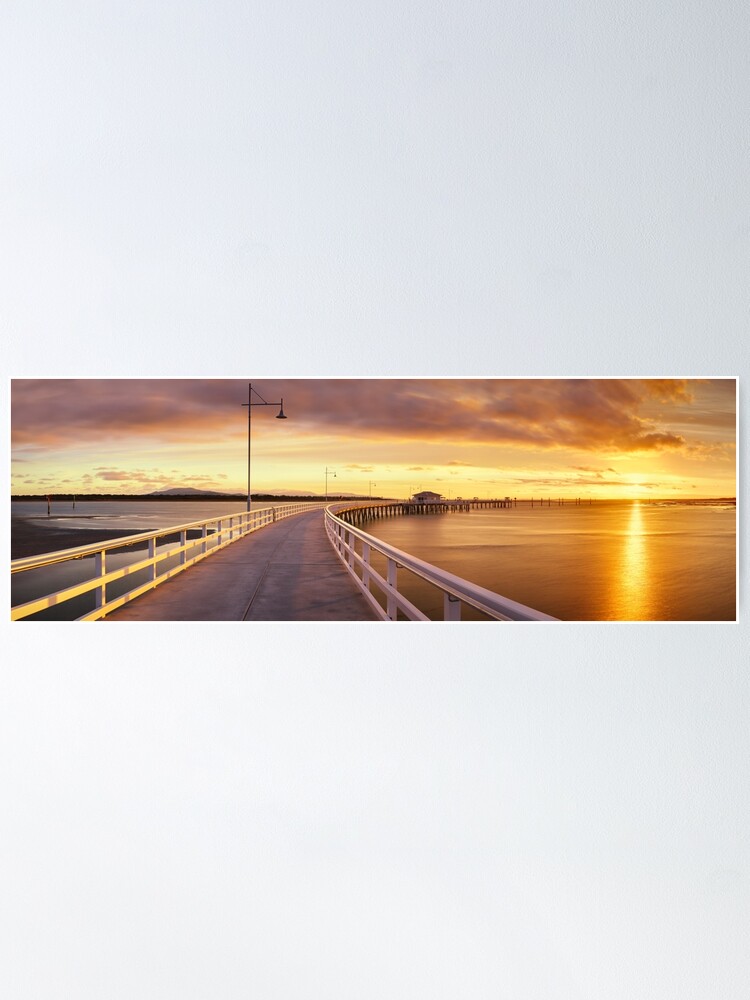 Thumbnail 1 of 3, Poster, Welshpool Jetty, Gippsland, Victoria, Australia designed and sold by Chockstone.