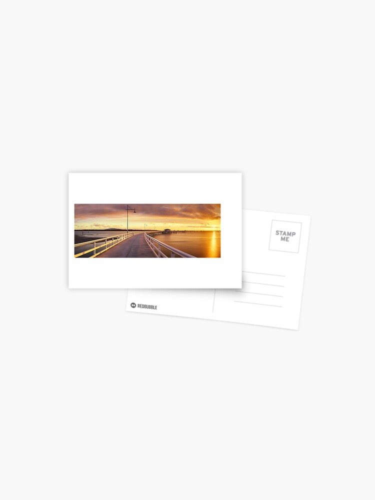 Thumbnail 1 of 2, Postcard, Welshpool Jetty, Gippsland, Victoria, Australia designed and sold by Chockstone.