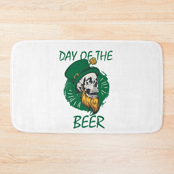 Item preview, Funny skull Day of the beer Saint patrick day tee designed and sold by TheFlipRepublic.