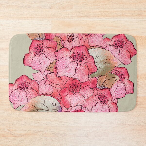 Item preview, Digital Collage of Watercolour Flowers Pink  designed and sold by Heatherian.