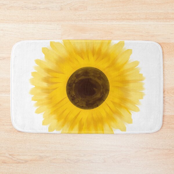 Item preview, Painted Sunflower in White designed and sold by leashonlife.