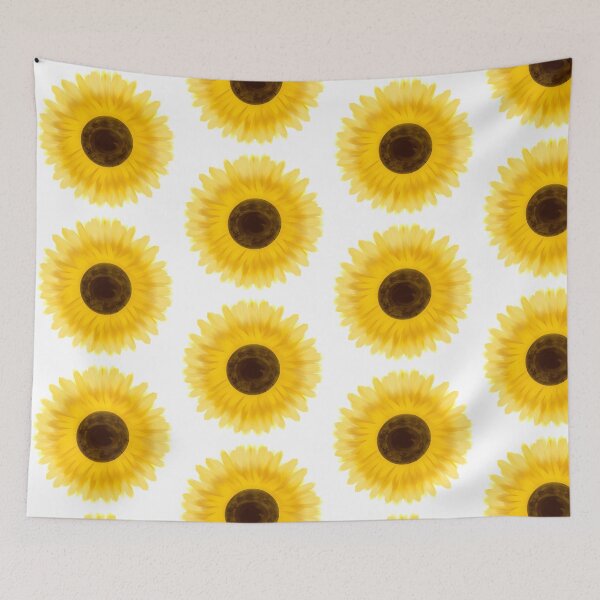 Item preview, Painted Sunflower in White designed and sold by leashonlife.