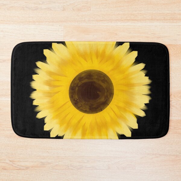 Item preview, Painted Sunflower in Black designed and sold by leashonlife.