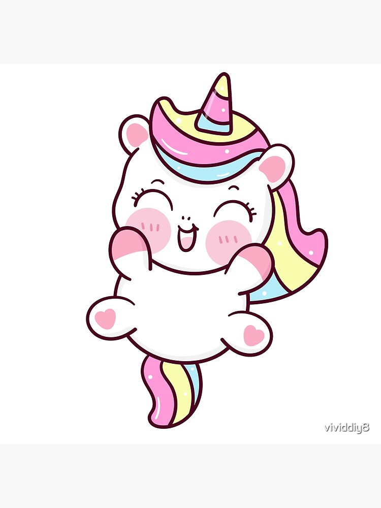 Premium Vector  Unicorn princess with icecream kawaii animal