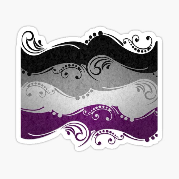 Asexual Ornamental Flag Sticker For Sale By Liveloudgraphic Redbubble