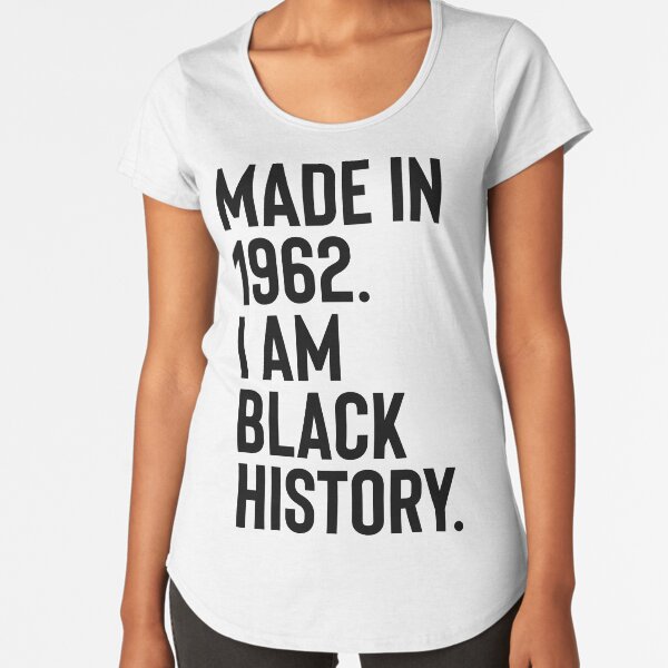 I Am Black History Premium Scoop T-Shirt