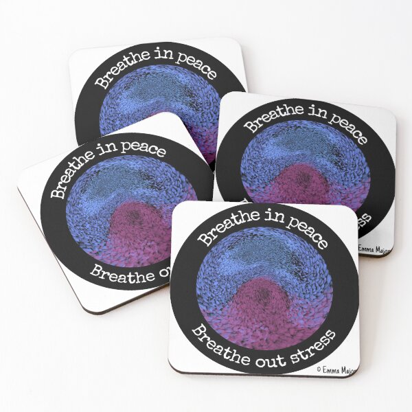 Item preview, Breathe in peace breathe out stress designed and sold by emmuk74.
