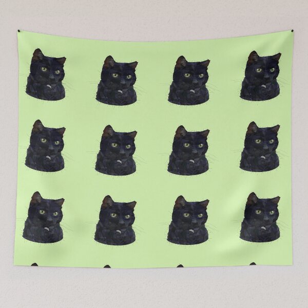 Item preview, Cleo the Black Cat designed and sold by Blacklightco.