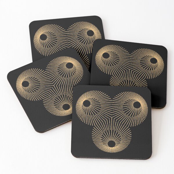 Item preview, GOLDEN GEOMETRIC SUN designed and sold by azified.