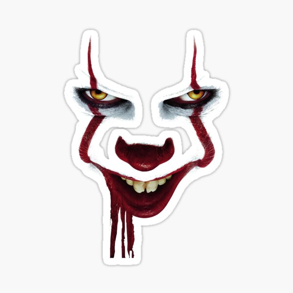 Him - Creepy Face Merch (HD) | Sticker