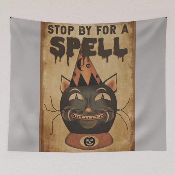 Item preview, Stop By For A Spell Poster designed and sold by techberou.