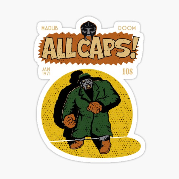madlib doom Sticker