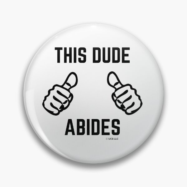 Item preview, 'This Dude Abides' - Big Lebowski Dude Design - All rights © UCS LLC designed and sold by Hedgen-Shirts.