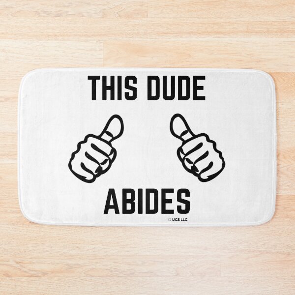 Item preview, 'This Dude Abides' - Big Lebowski Dude Design - All rights © UCS LLC designed and sold by Hedgen-Shirts.