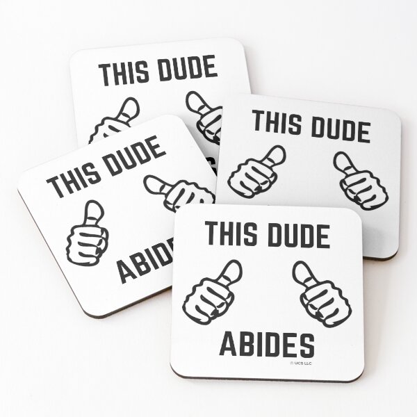 Item preview, 'This Dude Abides' - Big Lebowski Dude Design - All rights © UCS LLC designed and sold by Hedgen-Shirts.