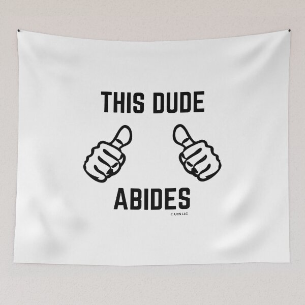 Item preview, 'This Dude Abides' - Big Lebowski Dude Design - All rights © UCS LLC designed and sold by Hedgen-Shirts.