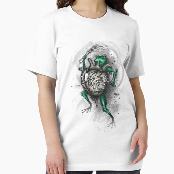 Item preview, Frog Beater Shirt (for light shirts) designed and sold by A Curious Bestiary.