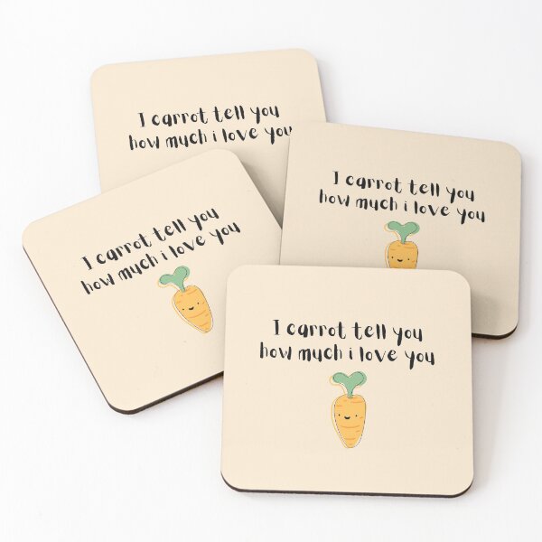 Item preview, i carrot tell you how much i love you designed and sold by momilon.