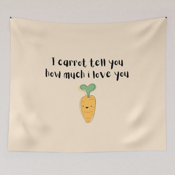 Item preview, i carrot tell you how much i love you designed and sold by momilon.