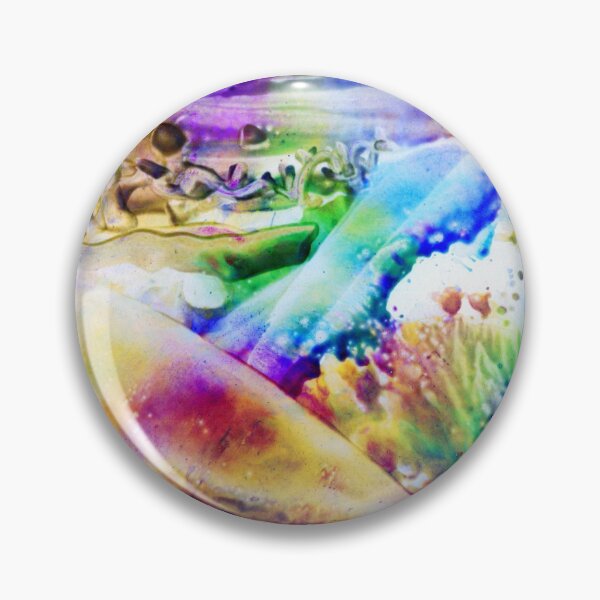 Item preview, Encaustic Nr 04 - And the World Was Filled With Rainbow Colours designed and sold by Heatherian.