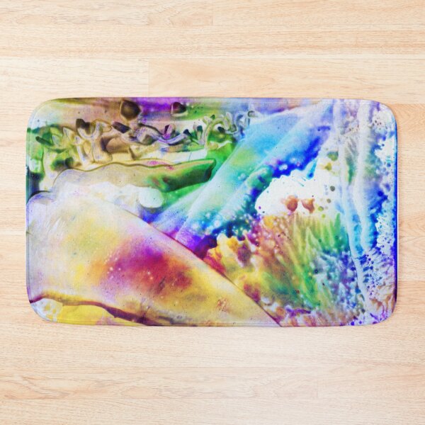Item preview, Encaustic Nr 04 - And the World Was Filled With Rainbow Colours designed and sold by Heatherian.
