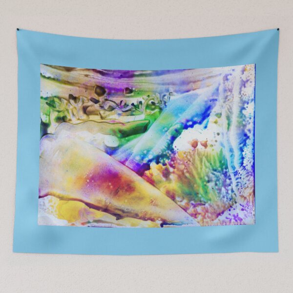 Item preview, Encaustic Nr 04 - And the World Was Filled With Rainbow Colours designed and sold by Heatherian.