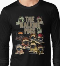 Die Walking Pugs Langarmshirt