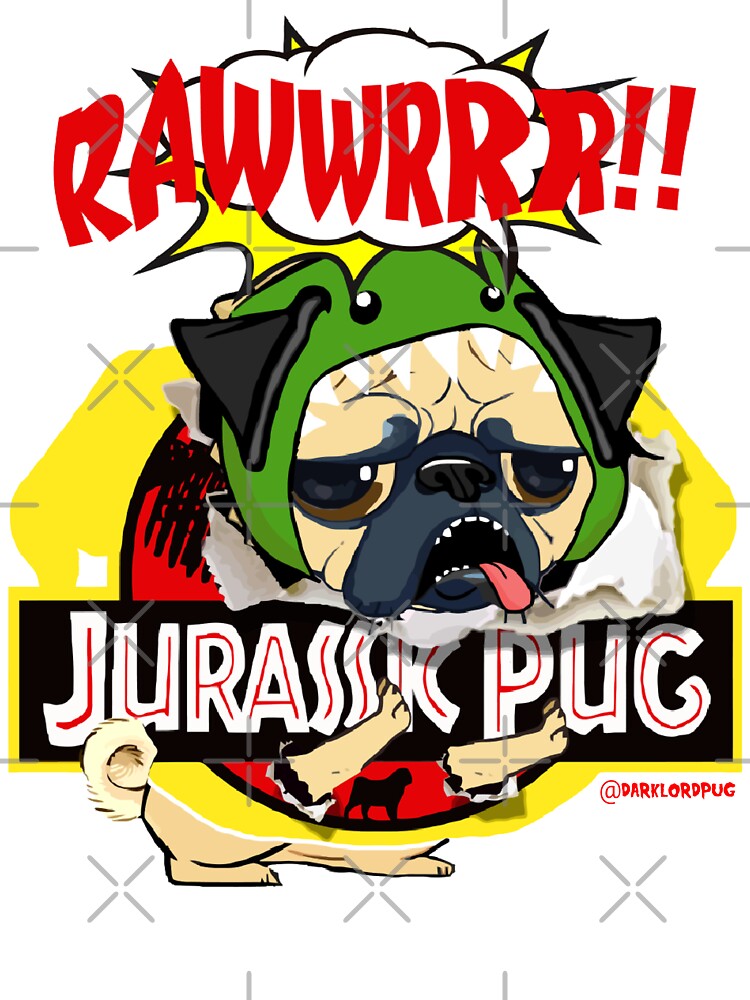 jurassic pug t shirt