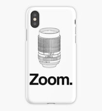 Zoom lens iPhone Case/Skin