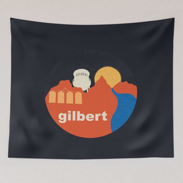 Item preview, Gilbert Arizona Water Tower Silos Sticker designed and sold by Hevding.