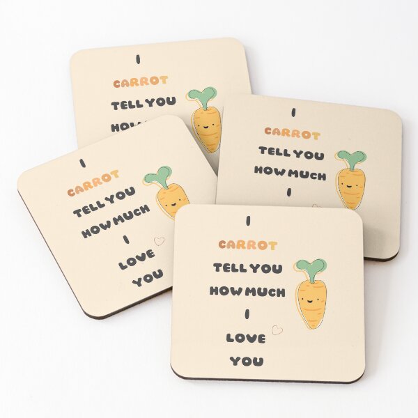 Item preview,  i carrot tell you how much i love you designed and sold by momilon.