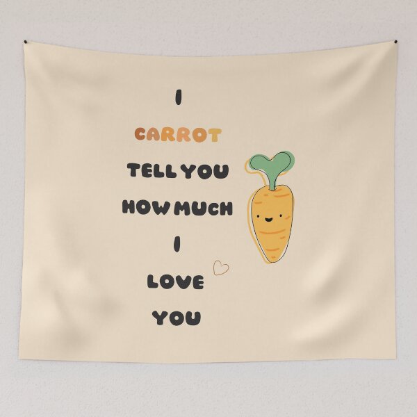 Item preview,  i carrot tell you how much i love you designed and sold by momilon.