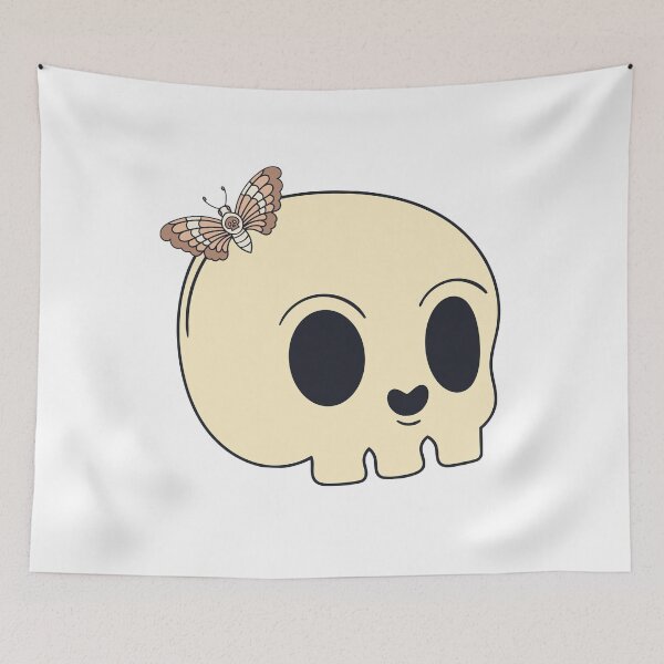 Item preview, Skull with Moth designed and sold by Preston Nguyen.
